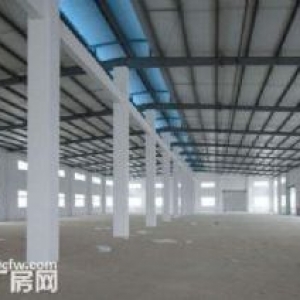 湖州长兴画溪工业区，25亩土地，10000方单层钢结构带行车