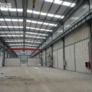 出售长兴开发区20亩土地12000方单层全新厂房，层高11米